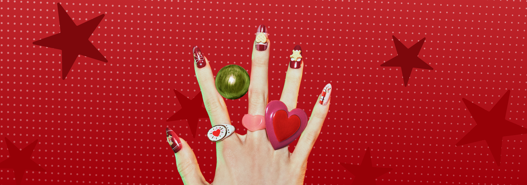 Our Five Favorite Red Press On Nails ♥️