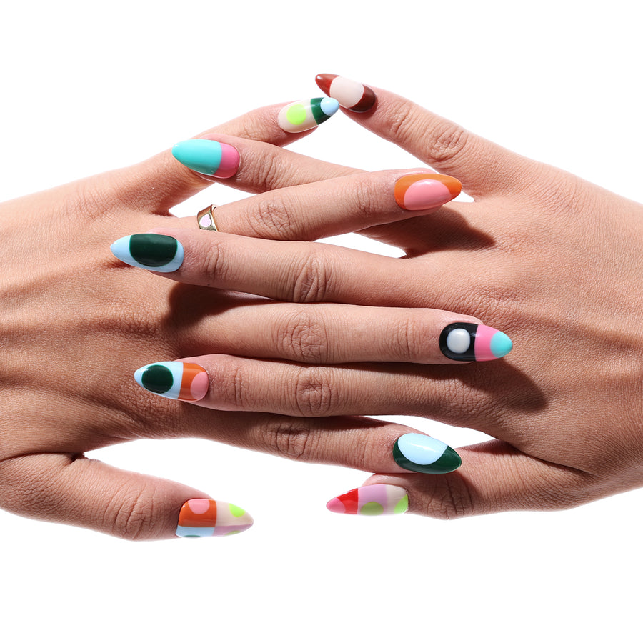 Glam in Geo - Press-On Nail - NEVER HAVE I EVER