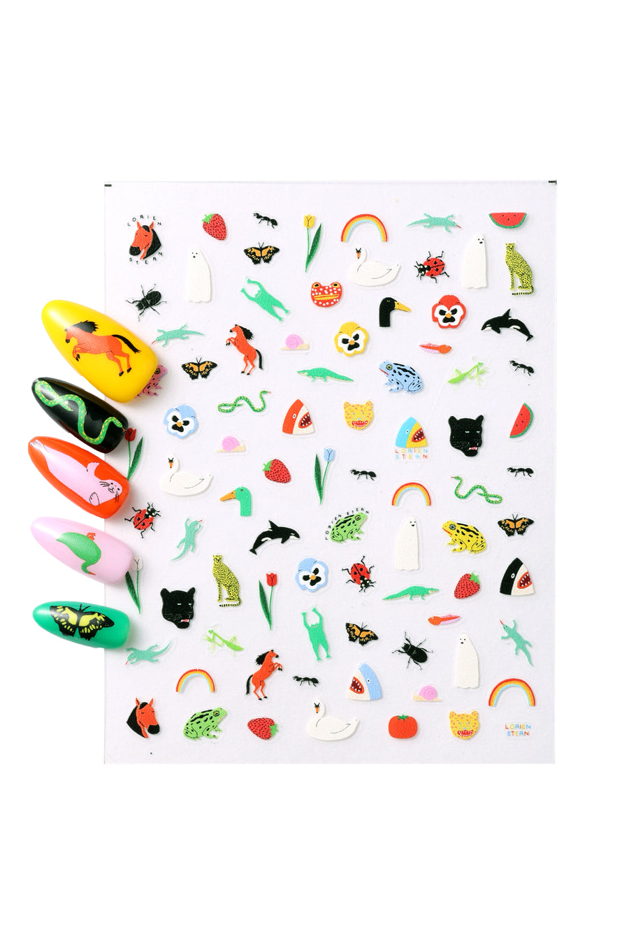 Natural World Nail Stickers by Lorien Stern - NEVER HAVE I EVER