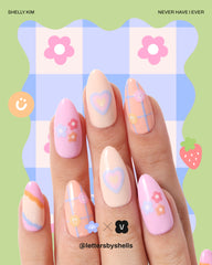 Happy Doodles - Press-On Nail