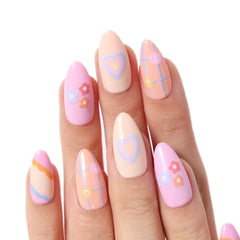 Happy Doodles - Press-On Nail