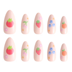 Fruit Doodles - Press-On Nail