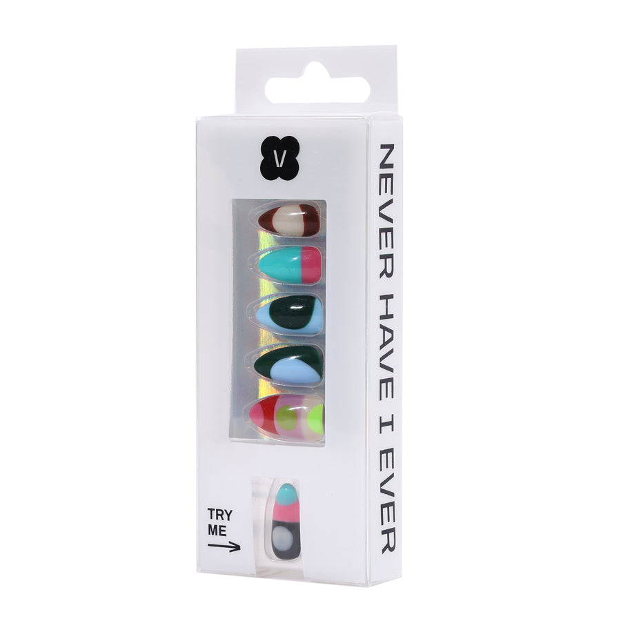 Glam in Geo - Press-On Nail - NEVER HAVE I EVER