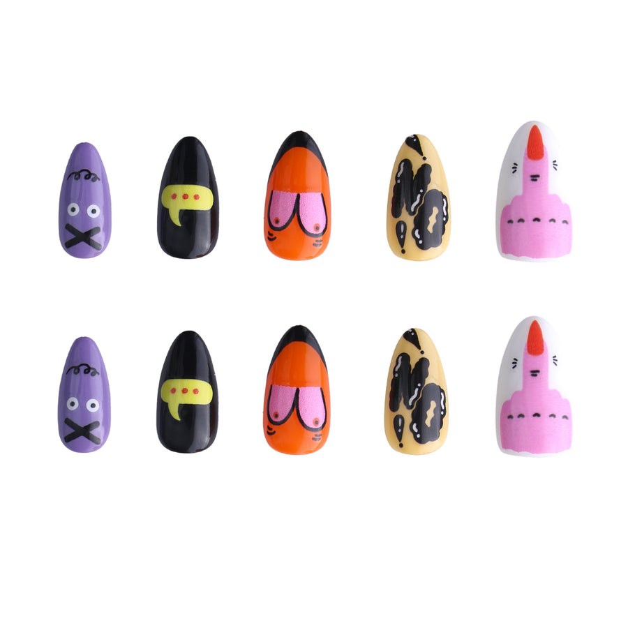 Say NO! - HeySu Lee - Press-On Nail - NEVER HAVE I EVER