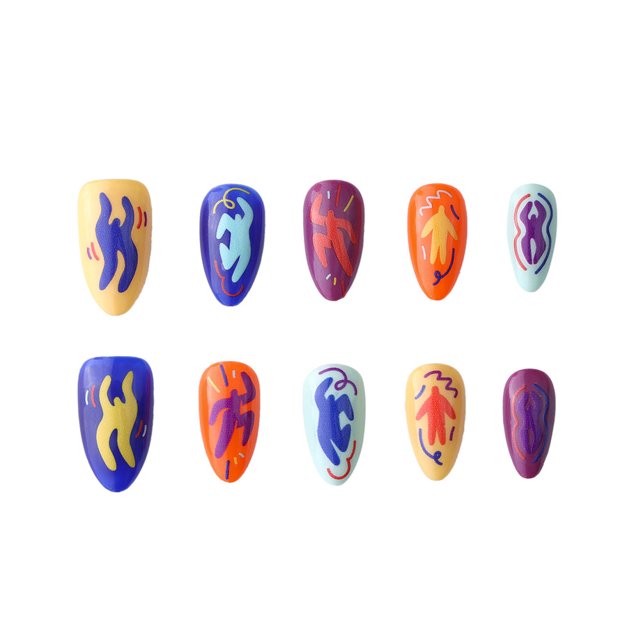 Twirl the Twirl - Press-On Nail - NEVER HAVE I EVER