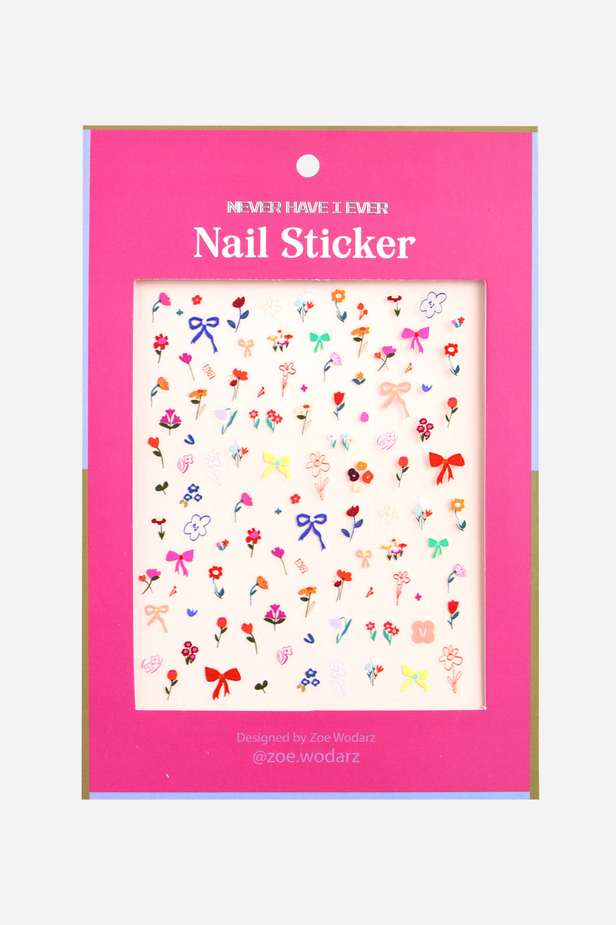 Nail Sticker by Zoe Wodarz - Flower Pop 