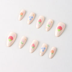 Fruit Doodles - Press-On Nail