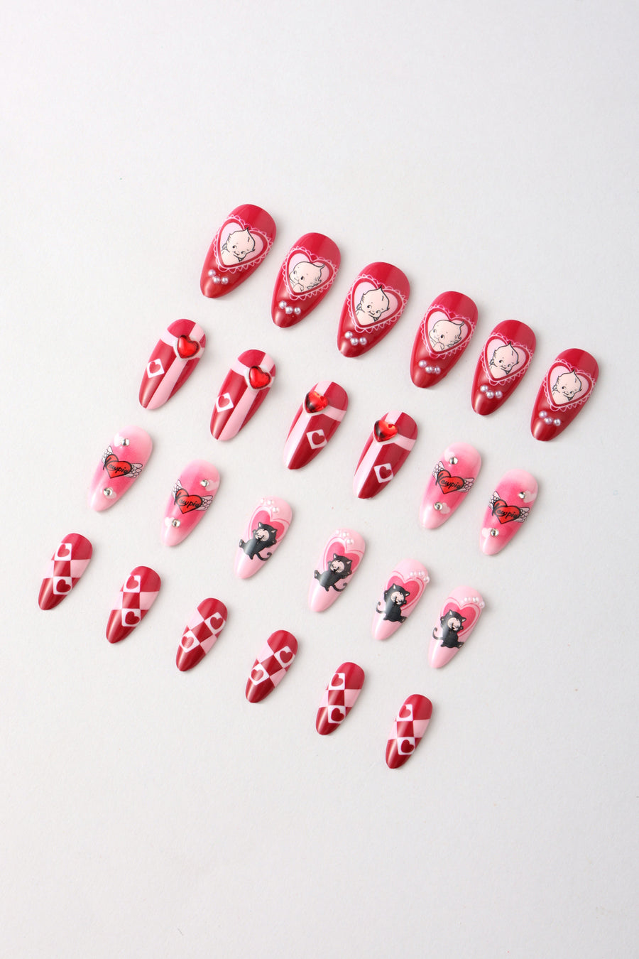 Kewpie Cat - Press-on Nails 