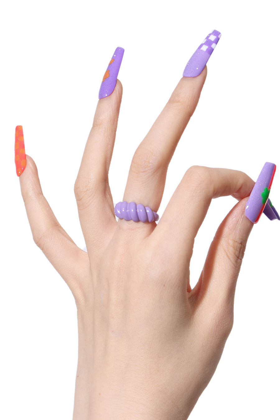 Casual Glitter Friday - Press-On Nail - NEVER HAVE I EVER