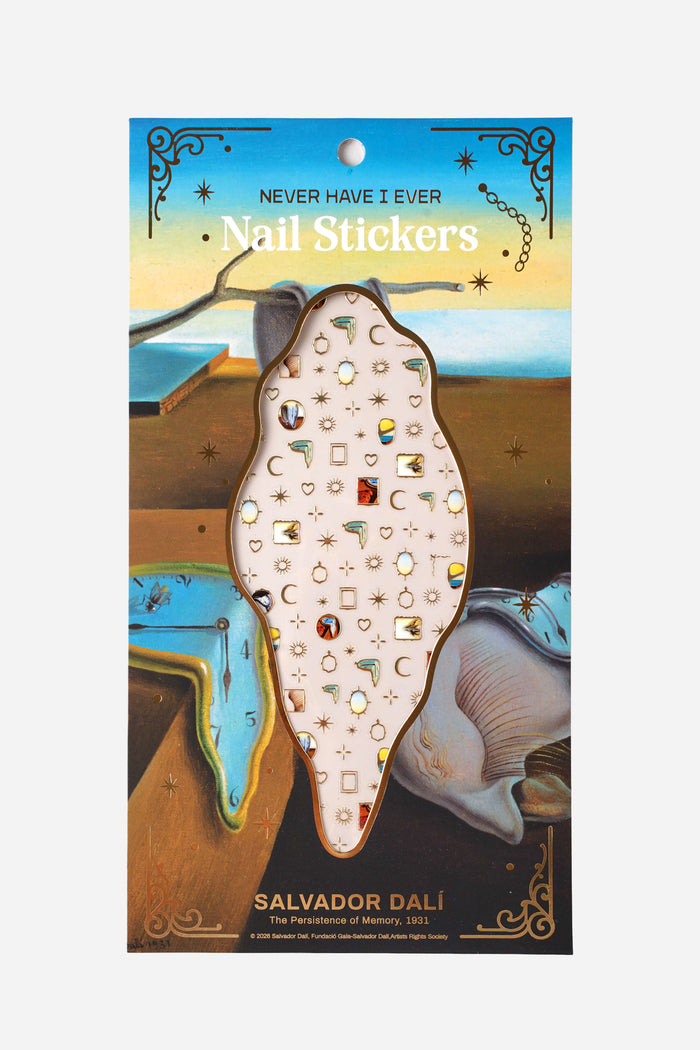Salvador Dalí Persistence of Memory nail stickers