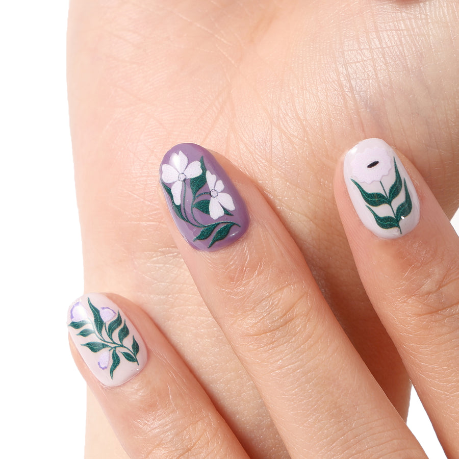 Floral Daydreams - Press-On Nail - NEVER HAVE I EVER