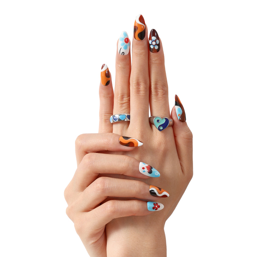 Groovy Earth - Press-On Nail - NEVER HAVE I EVER