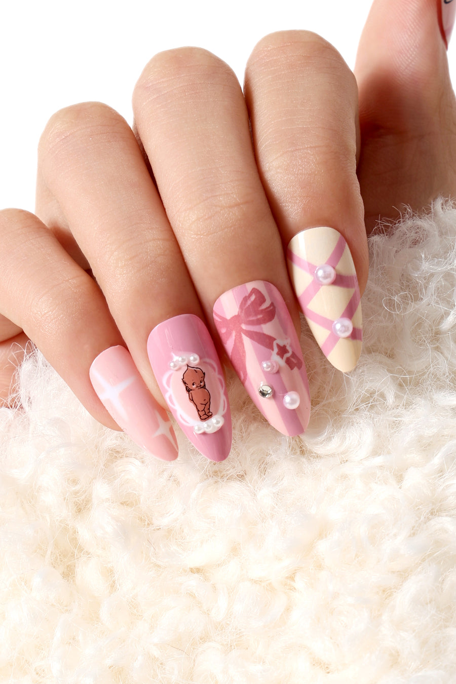 Bows of Kewpie - Press-On Nails - NEVER HAVE I EVER