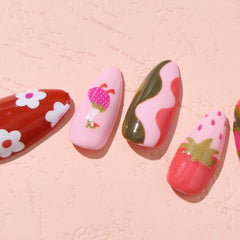 Strawberry Goose- Press-On Nail