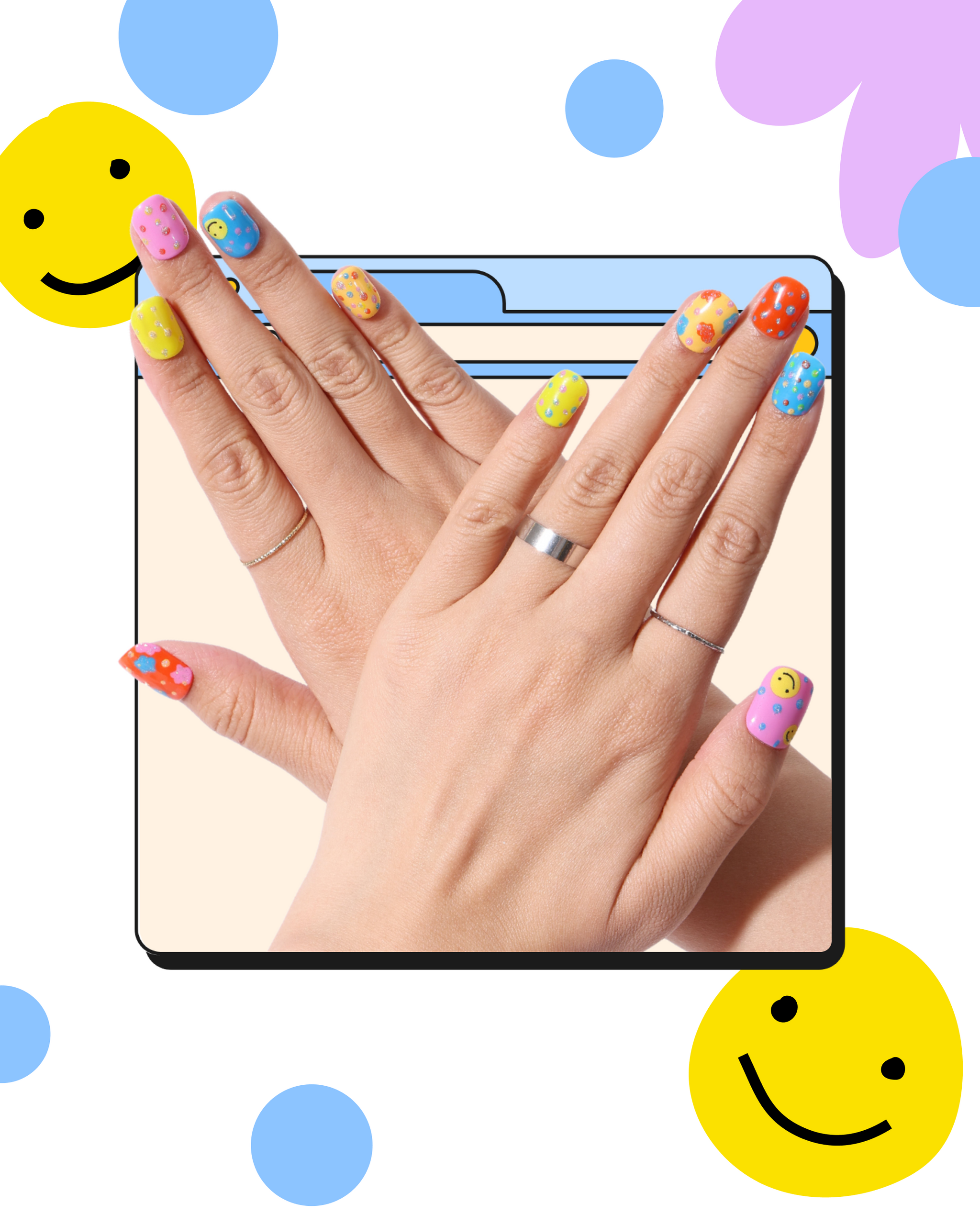POM PARTY | Long Press On Nails | – NEVER HAVE I EVER