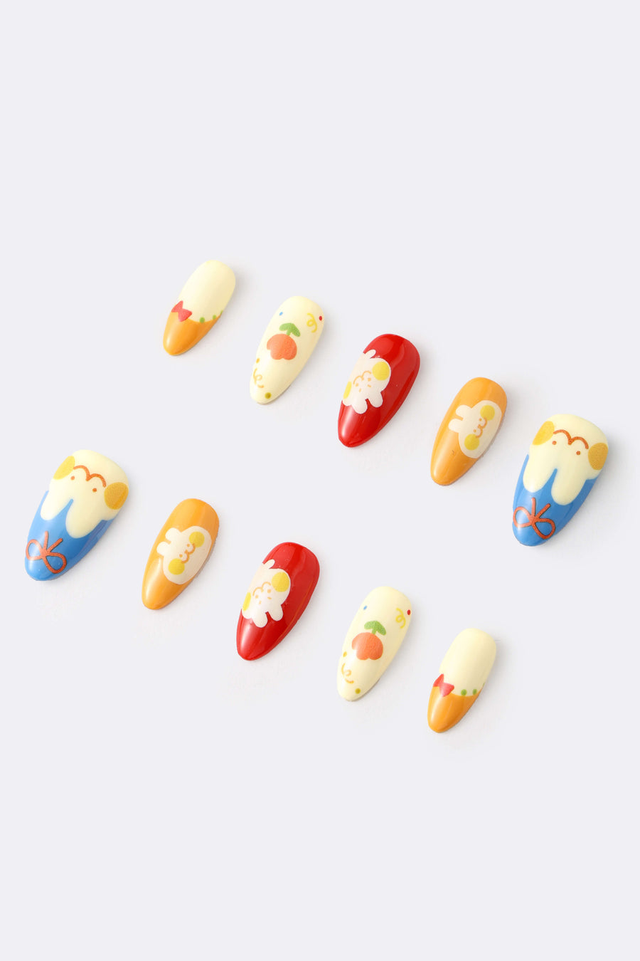 Crayon Box Buns by Lily Hoang-Zhu - Press-on Nails 