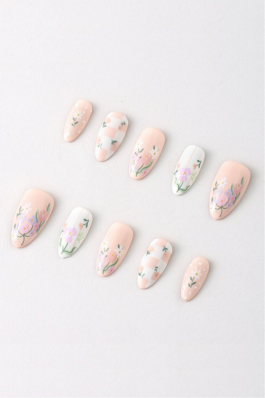 Wildflower Picnic by Elaine Lee - Press-on Nails 